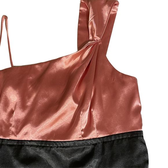 Y2K One Shoulder Pink Short Homecoming Dress Medium - Picture 5 of 13